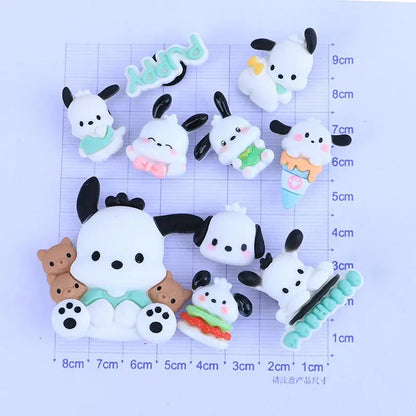 Kitty Shoe Accessories Cinnamon Dog Dog Melody Anime ShoeFlower Shoe Buckle Children's Gifts Cheeky Fantail Finds