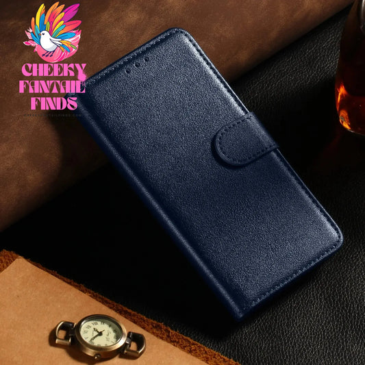 Leather Case for Samsung Galaxy A14 A05 A05S A33 A13 A12 A21S A20E A24 A54 A51 A53 A34 A32 A10 A22 A25 Coque Flip Wallet Funda Cheeky Fantail Finds