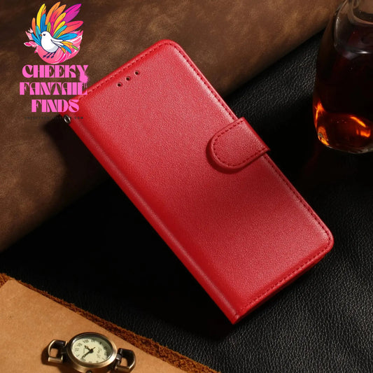 Leather Case for Samsung Galaxy A14 A05 A05S A33 A13 A12 A21S A20E A24 A54 A51 A53 A34 A32 A10 A22 A25 Coque Flip Wallet Funda Cheeky Fantail Finds