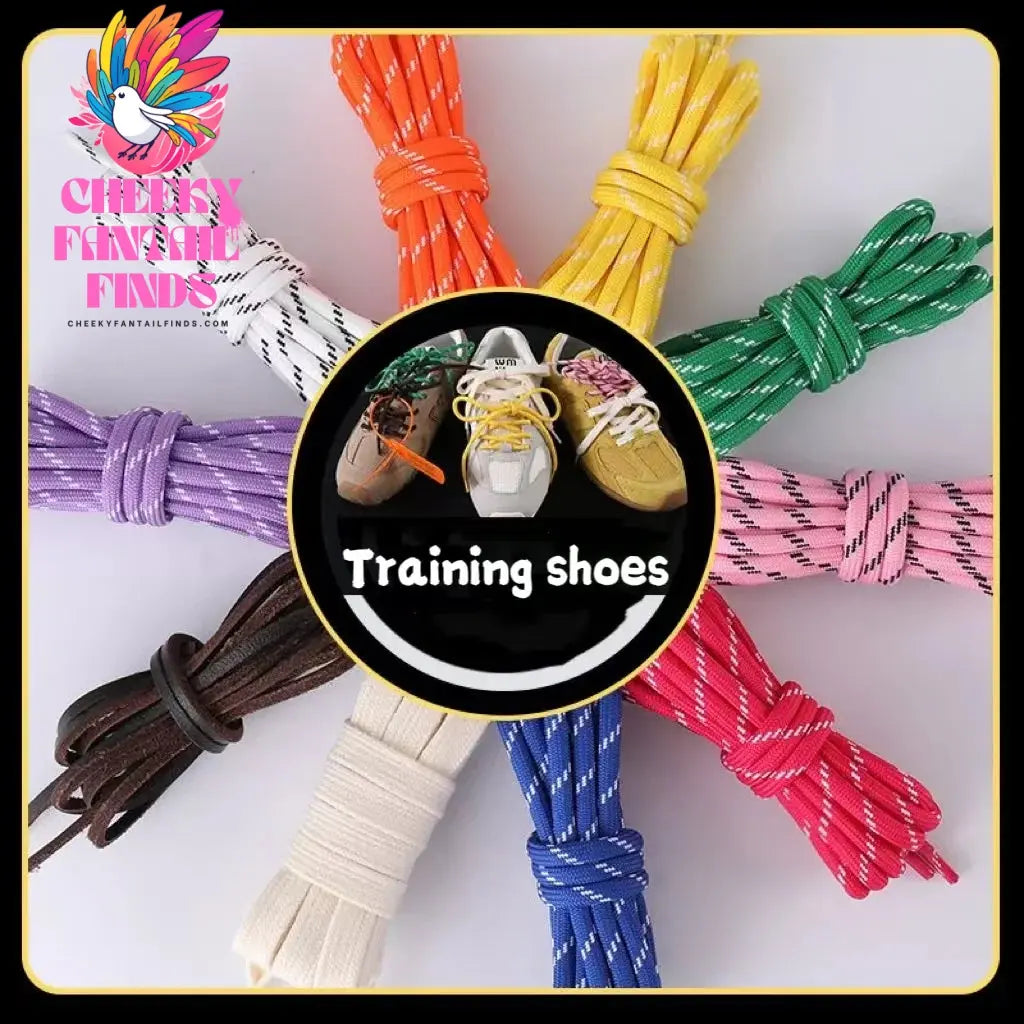 Length 100cm DIY Freedly Round Leather Colorful Shoelaces Canvas Casual  Boots Shoe Laces Rope Shoestrings Cheeky Fantail Finds