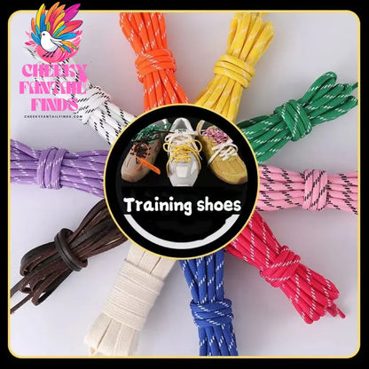 Length 100cm DIY Freedly Round Leather Colorful Shoelaces Canvas Casual  Boots Shoe Laces Rope Shoestrings Cheeky Fantail Finds