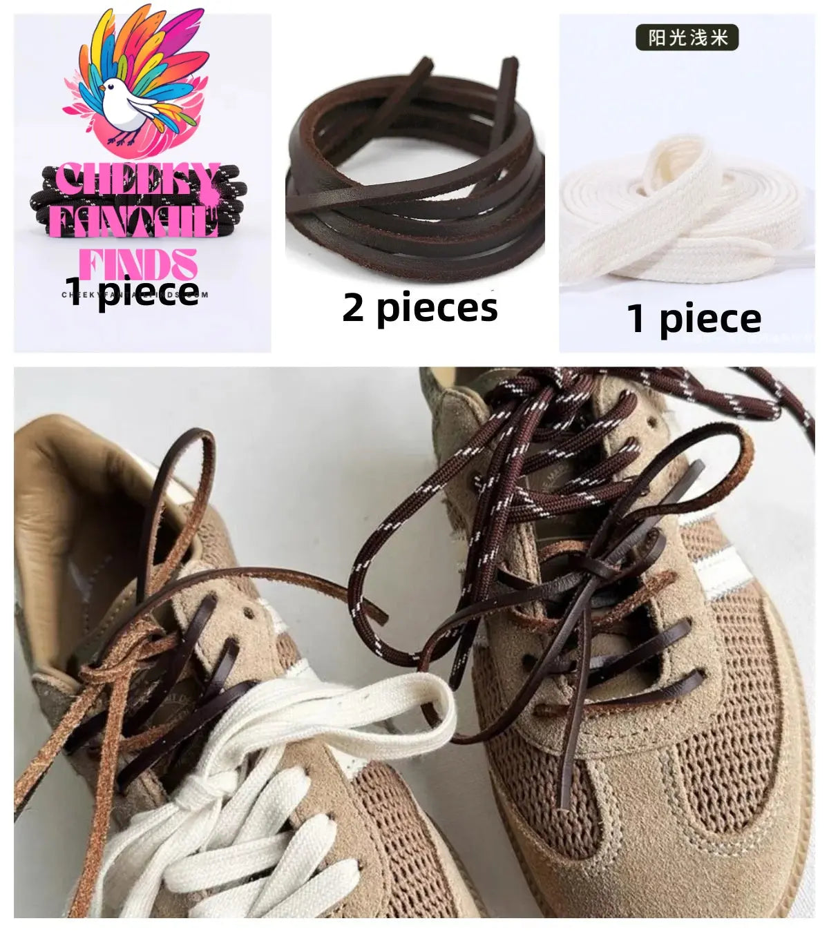 Length 100cm DIY Freedly Round Leather Colorful Shoelaces Canvas Casual  Boots Shoe Laces Rope Shoestrings Cheeky Fantail Finds