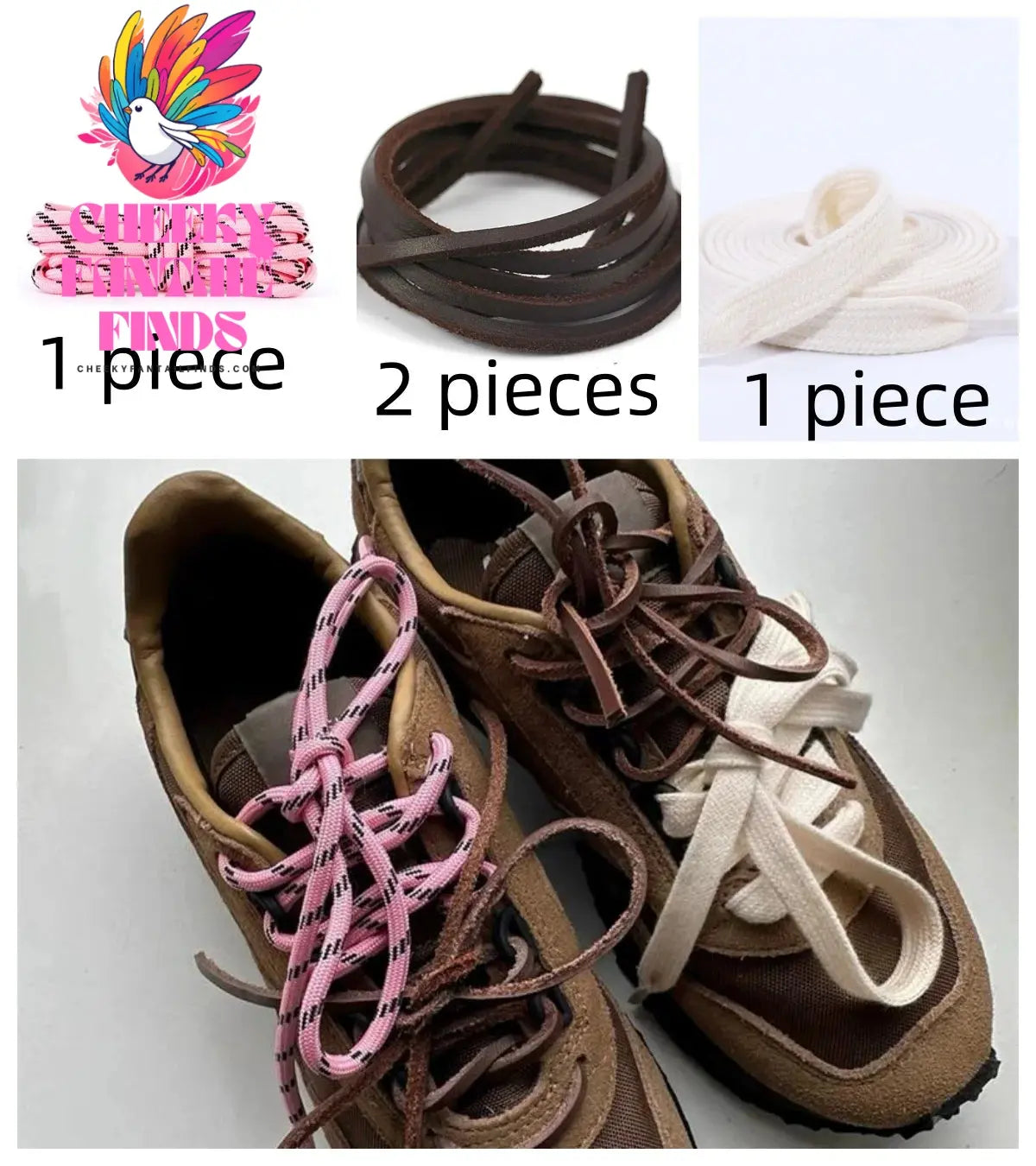Length 100cm DIY Freedly Round Leather Colorful Shoelaces Canvas Casual  Boots Shoe Laces Rope Shoestrings Cheeky Fantail Finds