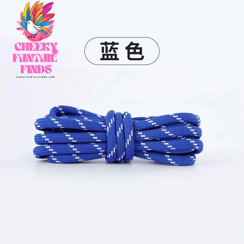 Length 100cm DIY Freedly Round Leather Colorful Shoelaces Canvas Casual  Boots Shoe Laces Rope Shoestrings Cheeky Fantail Finds