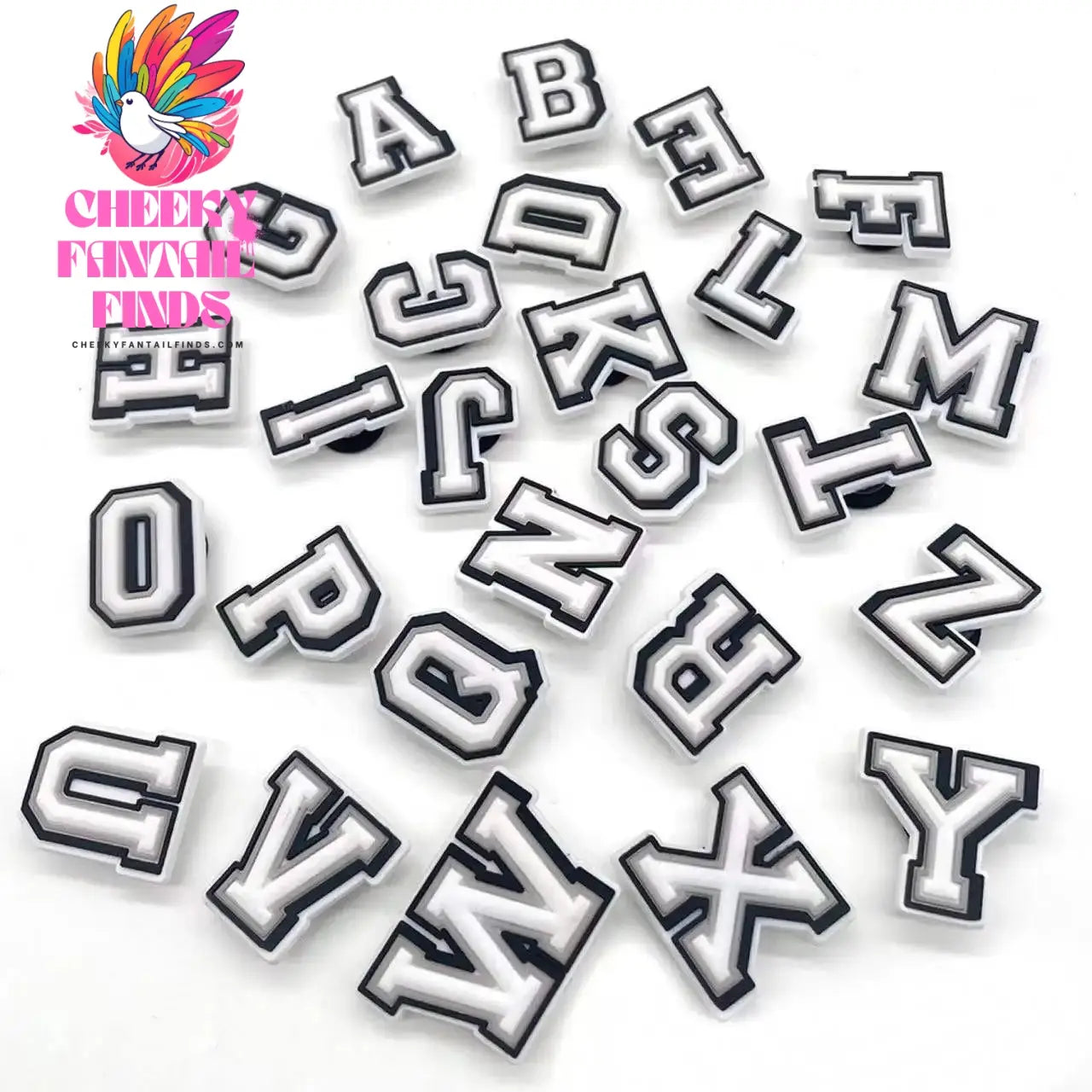 Letter Shoe Charms Decorations for shoes 1pcs Alphabet Pins Boys Girls Kids Jeans Women Charm Shoe Accessories Cheeky Fantail Finds