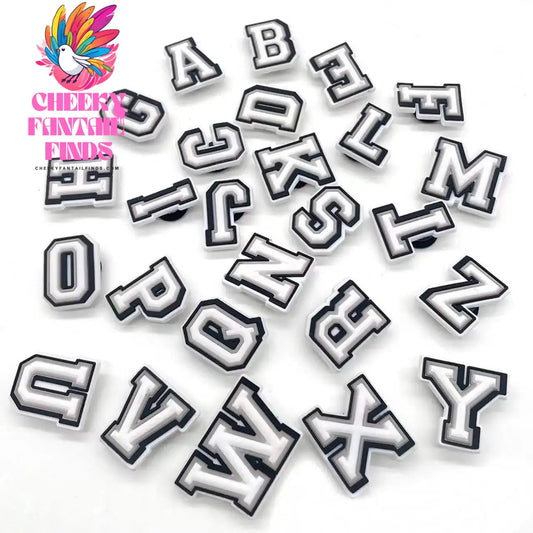 Letter Shoe Charms Decorations for shoes 1pcs Alphabet Pins Boys Girls Kids Jeans Women Charm Shoe Accessories Cheeky Fantail Finds