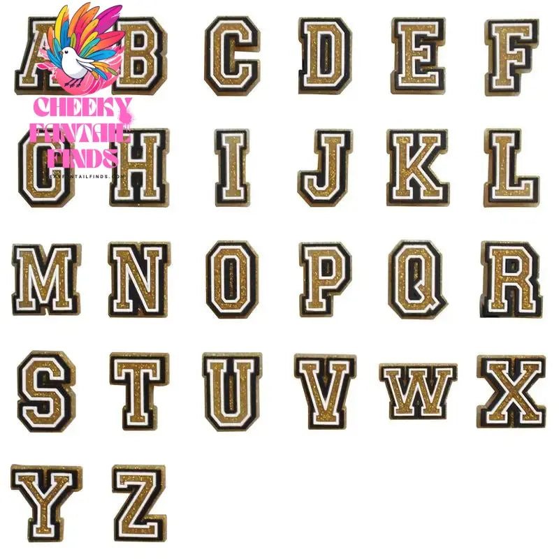 Letter Shoe Charms Decorations for shoes 1pcs Alphabet Pins Boys Girls Kids Jeans Women Charm Shoe Accessories Cheeky Fantail Finds