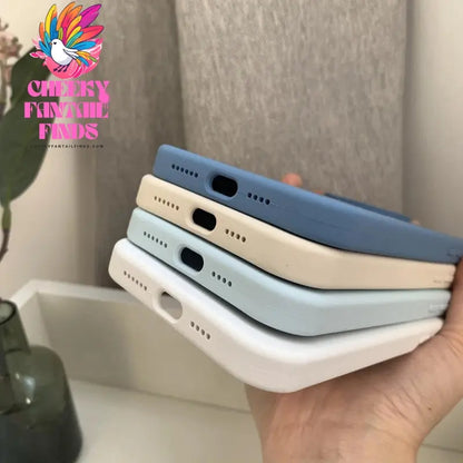 Liquid Silicone Case For Apple iPhone 15 16 14 13 12 11 Pro Max XS XR 16 14 Plus Phone Original Official Style Protective Cover Cheeky Fantail Finds