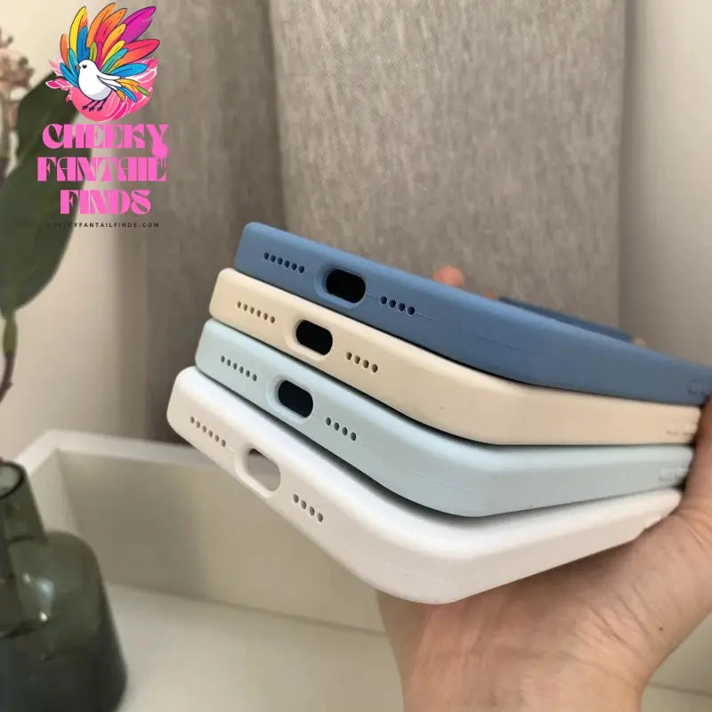 Liquid Silicone Case For Apple iPhone 15 16 14 13 12 11 Pro Max XS XR 16 14 Plus Phone Original Official Style Protective Cover Cheeky Fantail Finds