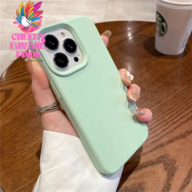 Liquid Silicone Case For Apple iPhone 15 16 14 13 12 11 Pro Max XS XR 16 14 Plus Phone Original Official Style Protective Cover Cheeky Fantail Finds