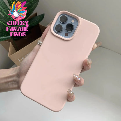 Liquid Silicone Case For Apple iPhone 15 16 14 13 12 11 Pro Max XS XR 16 14 Plus Phone Original Official Style Protective Cover Cheeky Fantail Finds