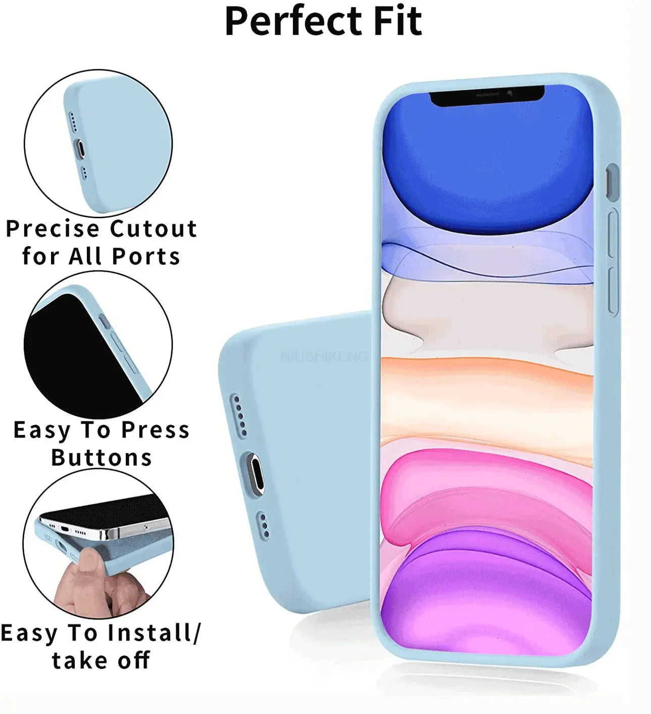 Liquid Silicone Case For Apple iPhone 15 16 14 13 12 11 Pro Max XS XR 16 14 Plus Phone Original Official Style Protective Cover Cheeky Fantail Finds