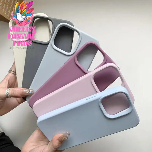 Liquid Silicone Case For Apple iPhone 15 16 14 13 12 11 Pro Max XS XR 16 14 Plus Phone Original Official Style Protective Cover Cheeky Fantail Finds