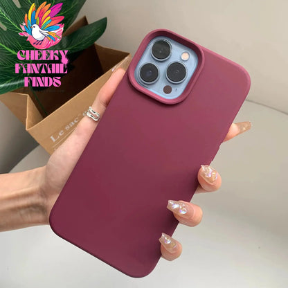 Liquid Silicone Case For Apple iPhone 15 16 14 13 12 11 Pro Max XS XR 16 14 Plus Phone Original Official Style Protective Cover Cheeky Fantail Finds