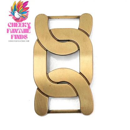 Loafer Bronze Hardware Buckle Accessories Shoe Flower Accessories Trend New Slippers Handmade DIY Women's Shoes Leather Buckle Cheeky Fantail Finds