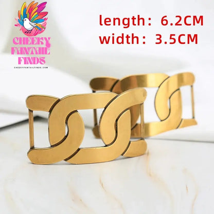 Loafer Bronze Hardware Buckle Accessories Shoe Flower Accessories Trend New Slippers Handmade DIY Women's Shoes Leather Buckle Cheeky Fantail Finds