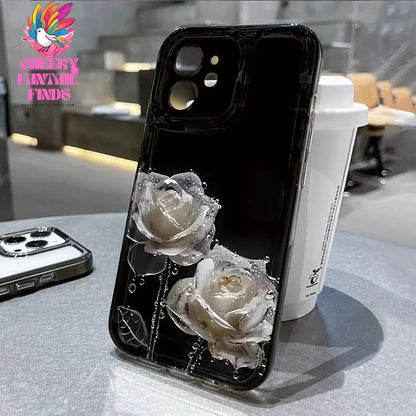 Lotus Flower Transparent Phone Case For iPhone 16 Pro Case iPhone 13 11 15 12 14 Pro Max XR XS X 8 7 Plus SE Shockproof Cover Cheeky Fantail Finds