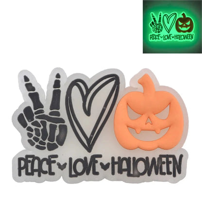 Luminous Halloween Shoe Charms for Adult Men Women Horror Movie Character Clog Decoration Wristband Accessories Party Favor Cheeky Fantail Finds