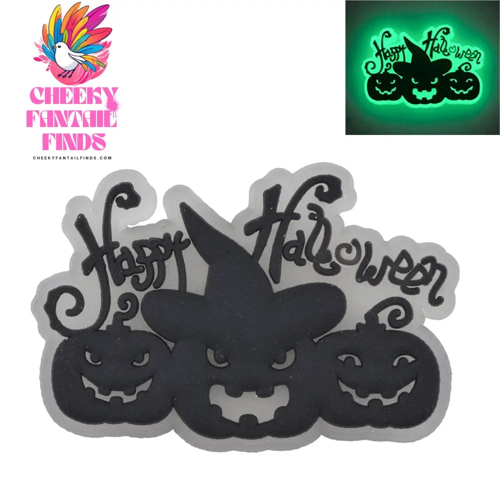 Luminous Halloween Shoe Charms for Adult Men Women Horror Movie Character Clog Decoration Wristband Accessories Party Favor Cheeky Fantail Finds