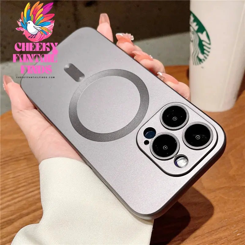Luxury For Magsafe Wireless Charging Case For iPhone 15 11 13 12 14 Pro Max Plus Magnetic Phone Cases Lens Protector Matte Cover Cheeky Fantail Finds