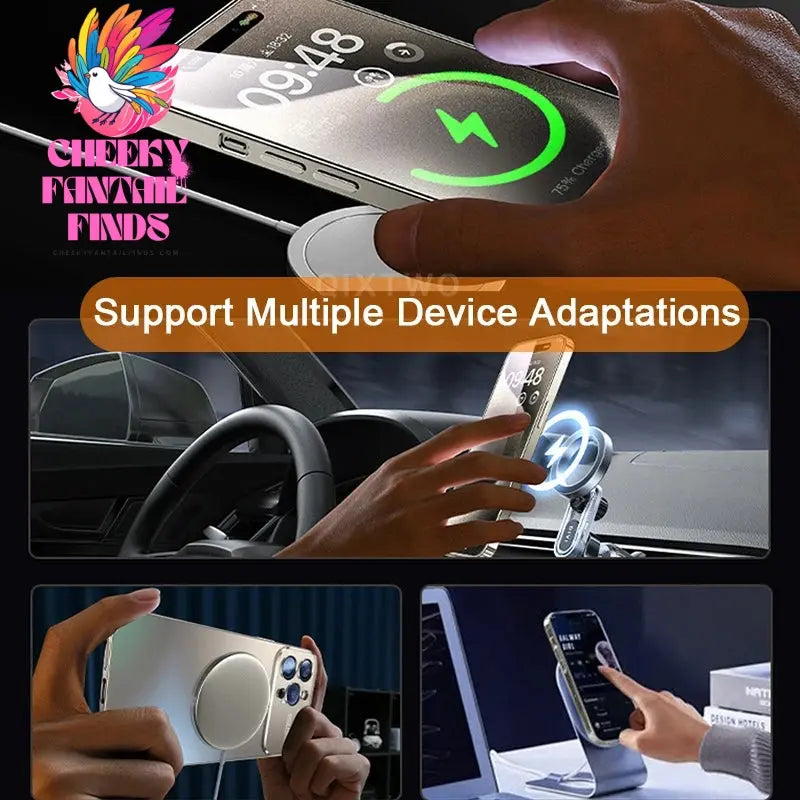 Luxury Glass Camera Lens For Magesafe Magnetic Wireless Charging Case For iPhone 11 12 13 14 15 16 Pro Max Plus Shockproof Cover Cheeky Fantail Finds