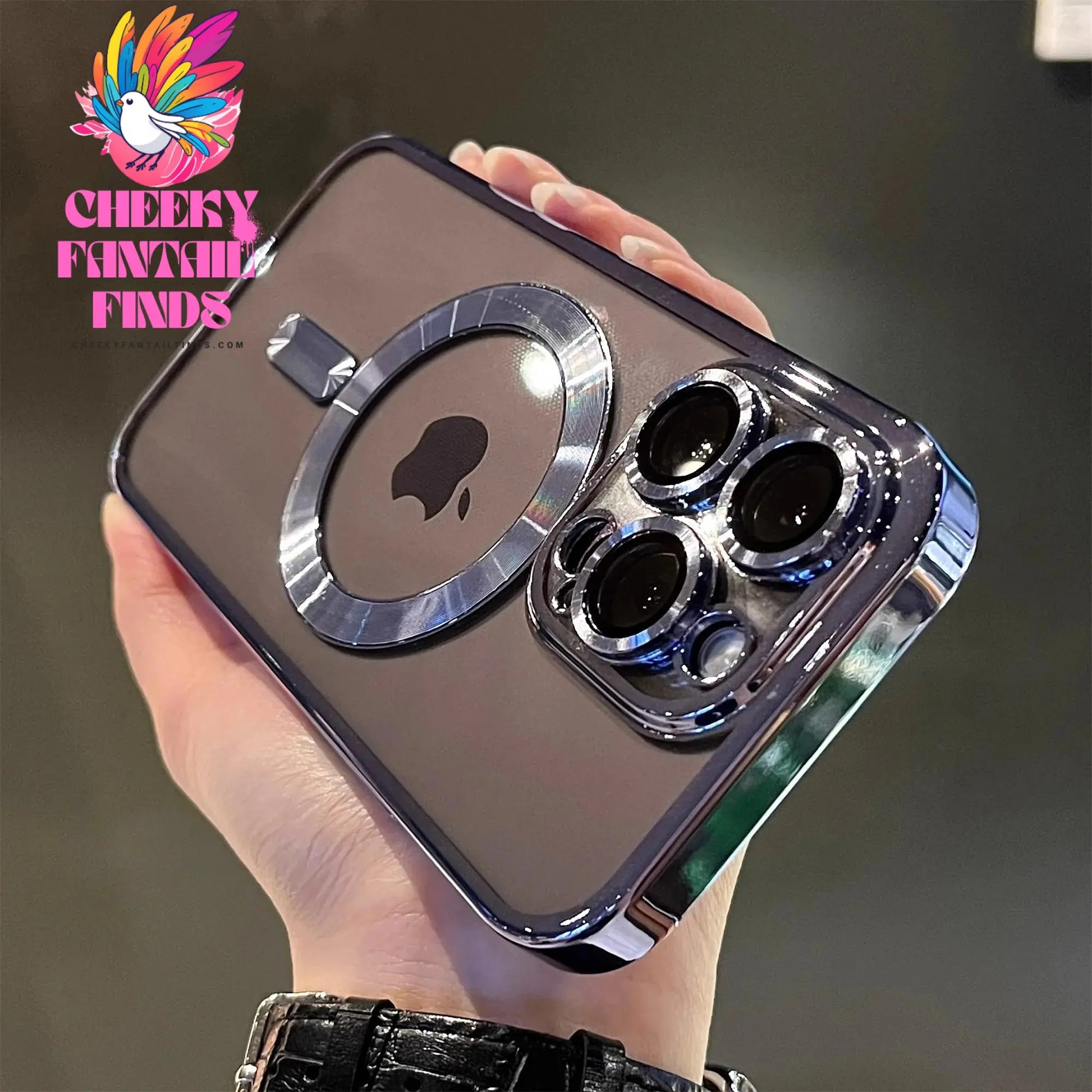 Luxury Magnetic For Magsafe Wireless Charge Plating Clear Case For iPhone 11 12 13 14 15 16 Pro Max Shockproof Silicone Cover Cheeky Fantail Finds