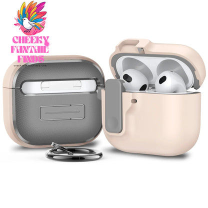 Luxury Switch Earphone Case For Apple Airpods 1 2 3 Pro Protective Shockproof Cover For Airpods 4 Generation Cases with Keychain Cheeky Fantail Finds