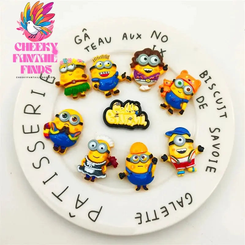 MINISO 1 PCS/Set Cute Cartoon Shoes Charm Accessories Clogs DIY Shoes Decoration Sandals Garden Buckle Children's Christmas Gift Cheeky Fantail Finds
