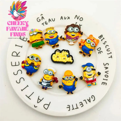 MINISO 1 PCS/Set Cute Cartoon Shoes Charm Accessories Clogs DIY Shoes Decoration Sandals Garden Buckle Children's Christmas Gift Cheeky Fantail Finds