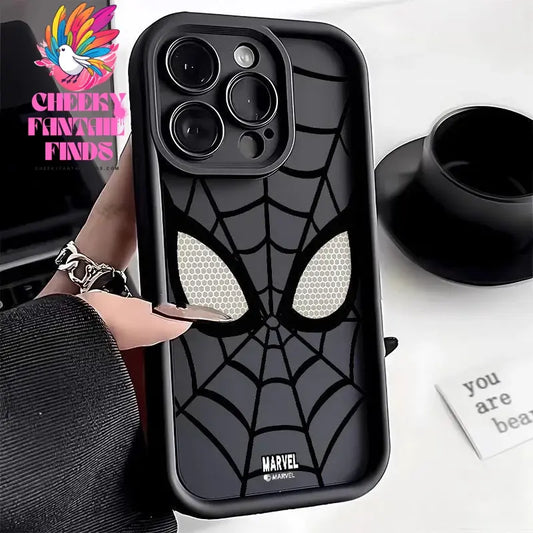 Marvel Spider Man Plain Multistep TPU Phone Case For iPhone 16 15 14 13 12 11 Pro Max XR XS 7 8 Plus Soft Silicone Cool Cover Cheeky Fantail Finds