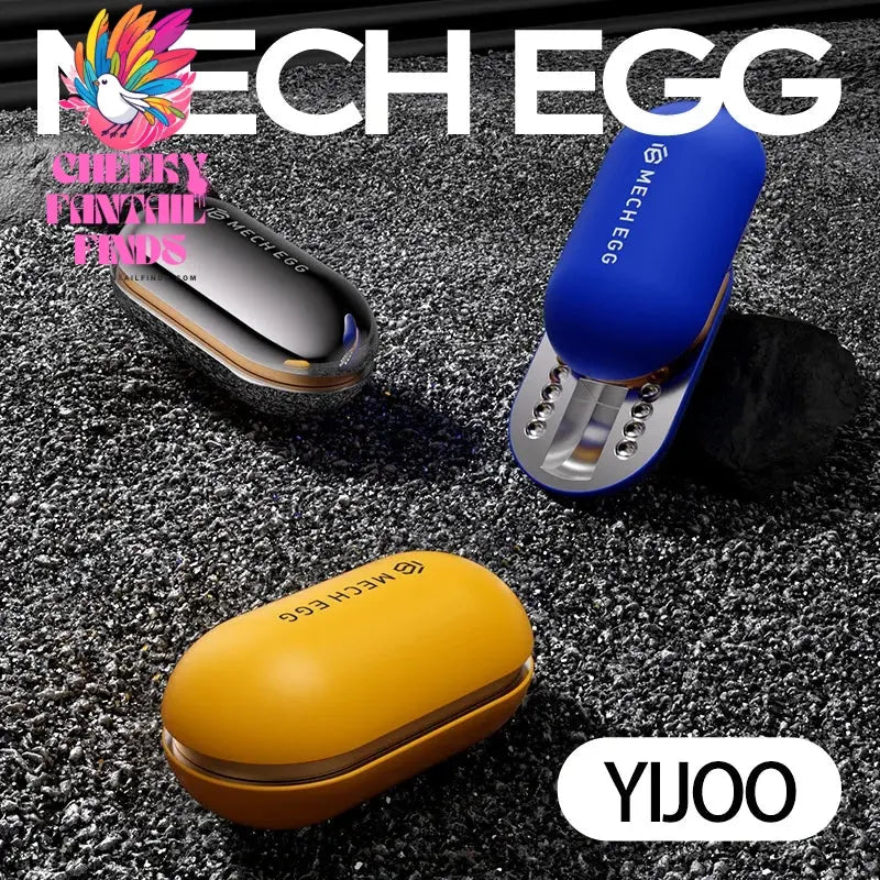 Mech Egg EDC Fidget Slider Metal Fidget Toys ADHD Tool Anti-anxiety Office Desk Toys Adult Stress Relief Toys Christmas Gifts Cheeky Fantail Finds