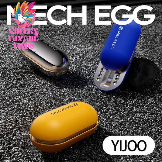 Mech Egg EDC Fidget Slider Metal Fidget Toys ADHD Tool Anti-anxiety Office Desk Toys Adult Stress Relief Toys Christmas Gifts Cheeky Fantail Finds