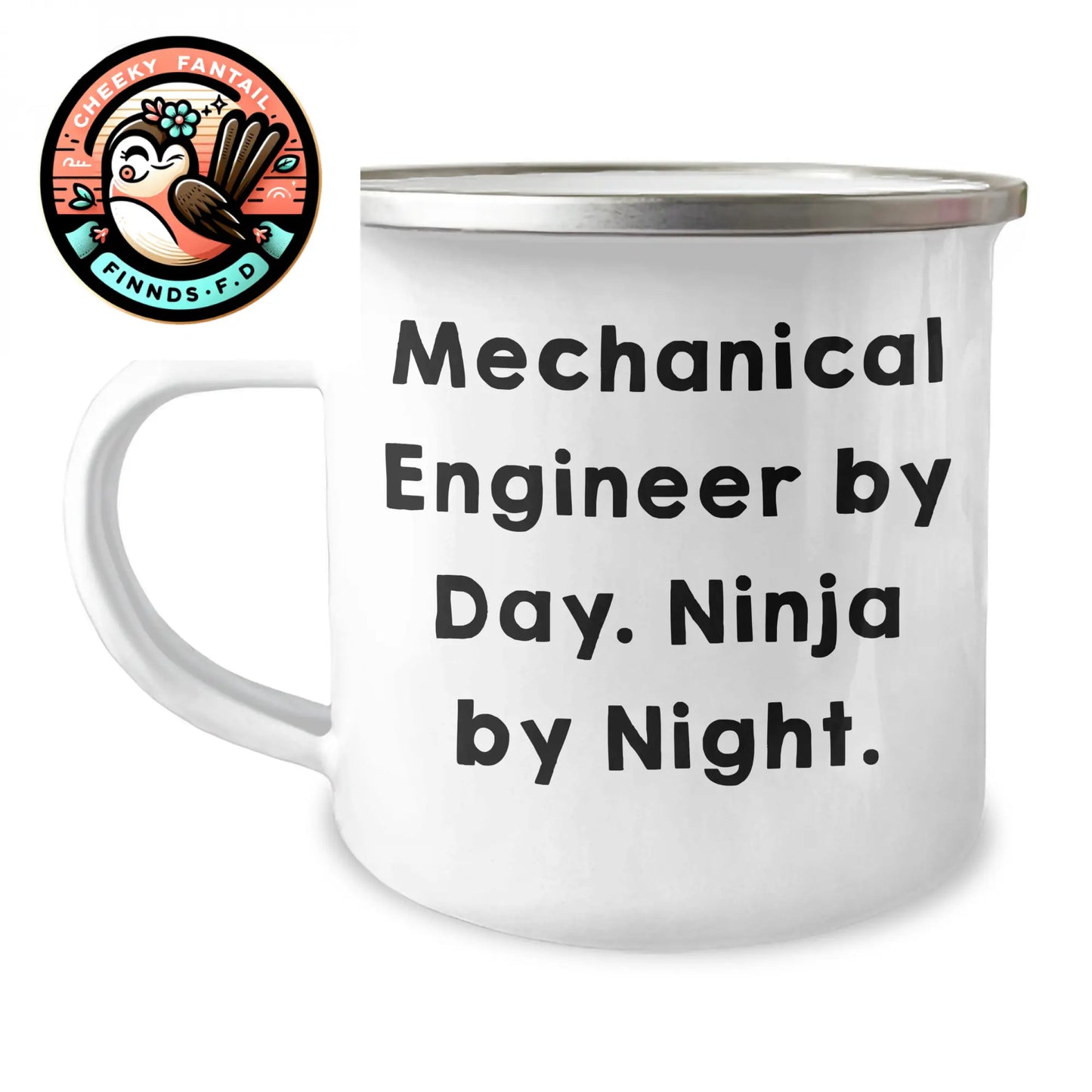 Mechanical Engineer Gifts - Ninja by Night, Camping Mug for Father's Day, Unique Gifts from Men - Image 1
