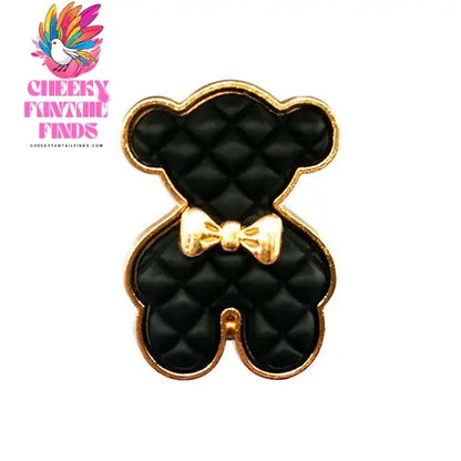 Metal Bear Shoe Ornament Hole Shoes Accessories High Sense Cheeky Fantail Finds