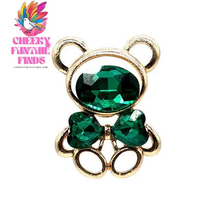 Metal Bear Shoe Ornament Hole Shoes Accessories High Sense Cheeky Fantail Finds