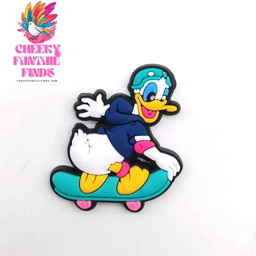 Mickey Minnie Donald Shoe Charms for Clogs Sandals Decoration Shoe Accessories Charms for Friends Gifts Cheeky Fantail Finds