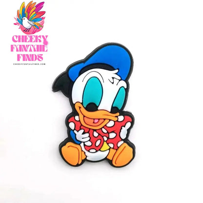 Mickey Minnie Donald Shoe Charms for Clogs Sandals Decoration Shoe Accessories Charms for Friends Gifts Cheeky Fantail Finds