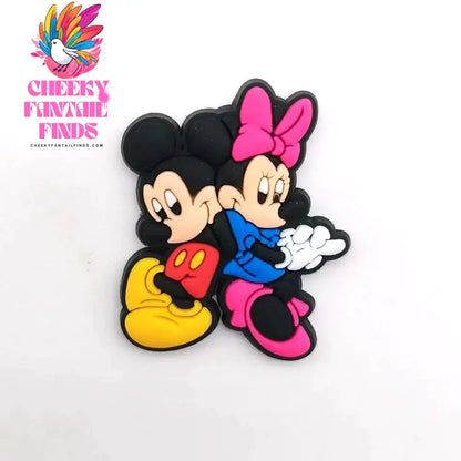 Mickey Minnie Donald Shoe Charms for Clogs Sandals Decoration Shoe Accessories Charms for Friends Gifts Cheeky Fantail Finds