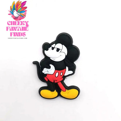 Mickey Minnie Donald Shoe Charms for Clogs Sandals Decoration Shoe Accessories Charms for Friends Gifts Cheeky Fantail Finds