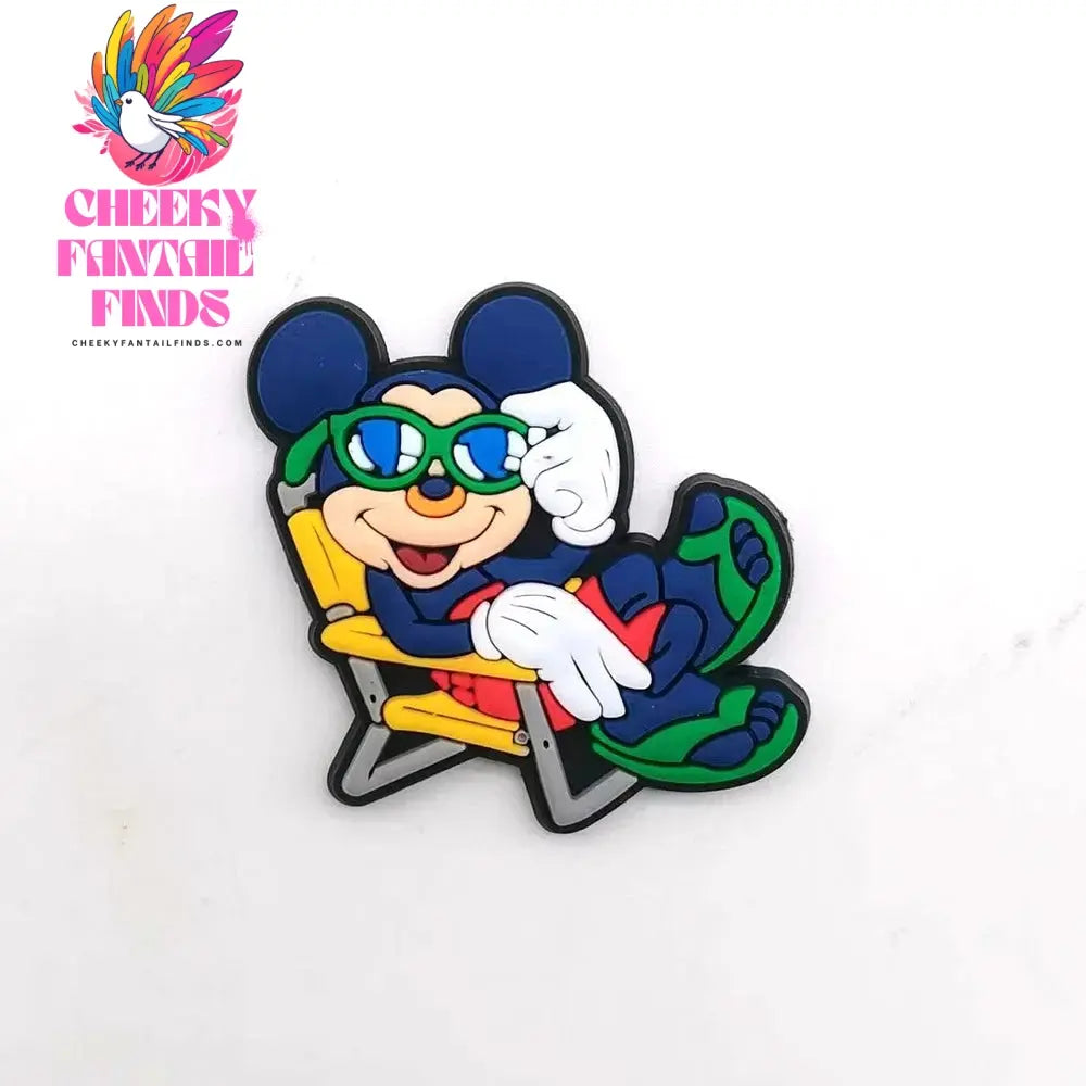 Mickey Minnie Donald Shoe Charms for Clogs Sandals Decoration Shoe Accessories Charms for Friends Gifts Cheeky Fantail Finds