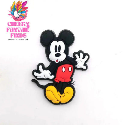 Mickey Minnie Donald Shoe Charms for Clogs Sandals Decoration Shoe Accessories Charms for Friends Gifts Cheeky Fantail Finds
