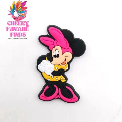 Mickey Minnie Donald Shoe Charms for Clogs Sandals Decoration Shoe Accessories Charms for Friends Gifts Cheeky Fantail Finds