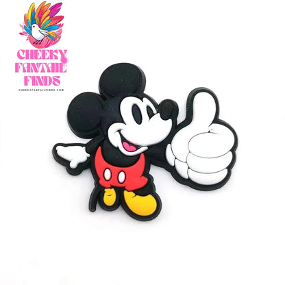 Mickey Minnie Donald Shoe Charms for Clogs Sandals Decoration Shoe Accessories Charms for Friends Gifts Cheeky Fantail Finds
