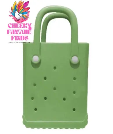 Mini Beach Bag Summer EVA DIY Waterproof Beach Basket Picnic OutdoorTravel Tote Handbag Swimming Vacation Shopping Shoulder Bags - Cheeky Fantail Finds