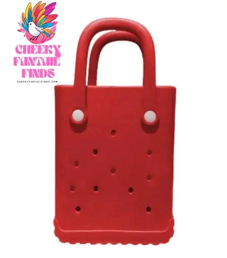 Mini Beach Bag Summer EVA DIY Waterproof Beach Basket Picnic OutdoorTravel Tote Handbag Swimming Vacation Shopping Shoulder Bags - Cheeky Fantail Finds