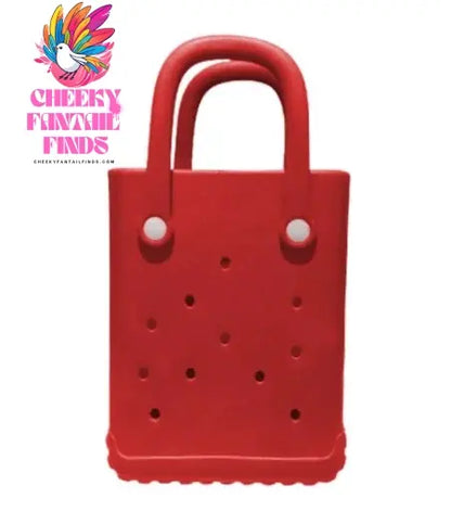Mini Beach Bag Summer EVA DIY Waterproof Beach Basket Picnic OutdoorTravel Tote Handbag Swimming Vacation Shopping Shoulder Bags - Cheeky Fantail Finds