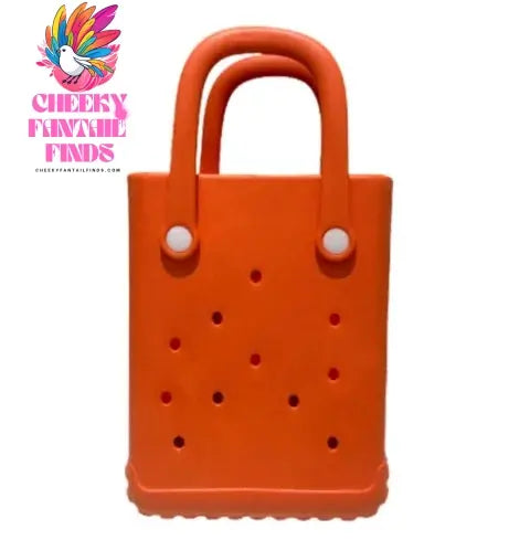 Mini Beach Bag Summer EVA DIY Waterproof Beach Basket Picnic OutdoorTravel Tote Handbag Swimming Vacation Shopping Shoulder Bags - Cheeky Fantail Finds
