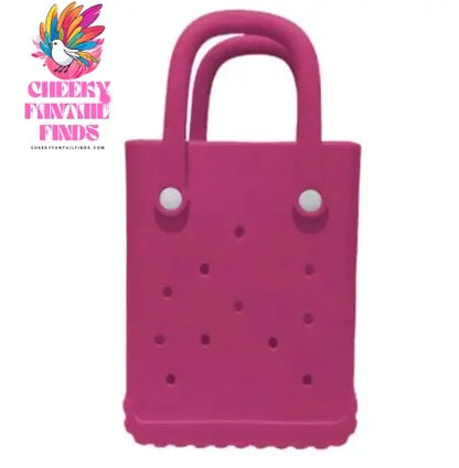 Mini Beach Bag Summer EVA DIY Waterproof Beach Basket Picnic OutdoorTravel Tote Handbag Swimming Vacation Shopping Shoulder Bags - Cheeky Fantail Finds