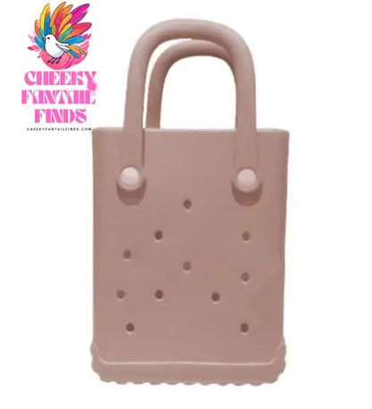 Mini Beach Bag Summer EVA DIY Waterproof Beach Basket Picnic OutdoorTravel Tote Handbag Swimming Vacation Shopping Shoulder Bags - Cheeky Fantail Finds