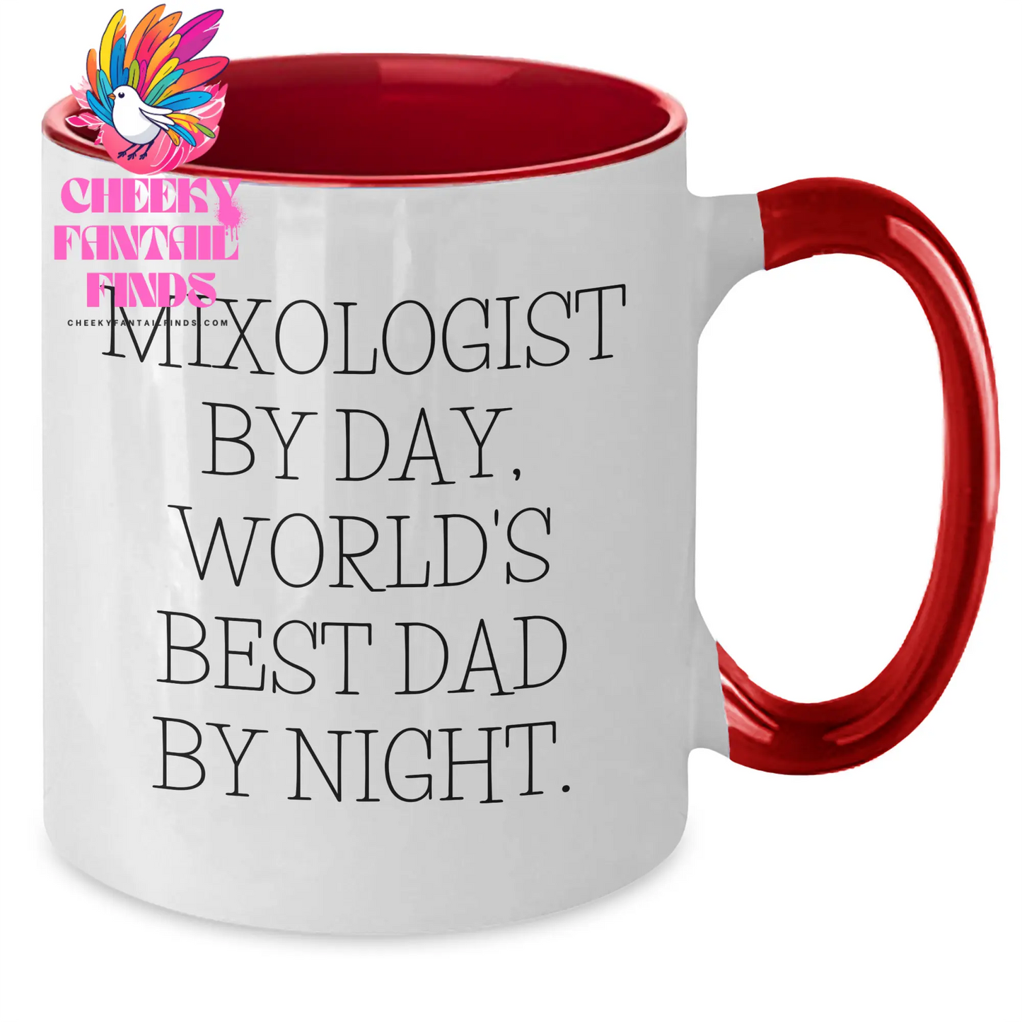 Mixologist Gifts - Funny Two Tone Coffee Mugs for Dad's Special Day, Gifts from Mom, Gifts for Mixologist, and More - Additional